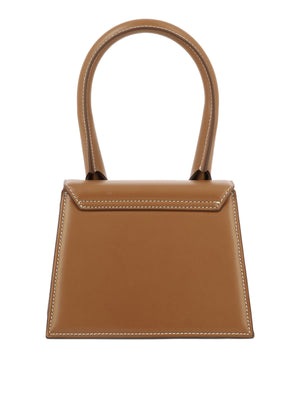 JACQUEMUS Brown Leather Carryover Handbag for Women