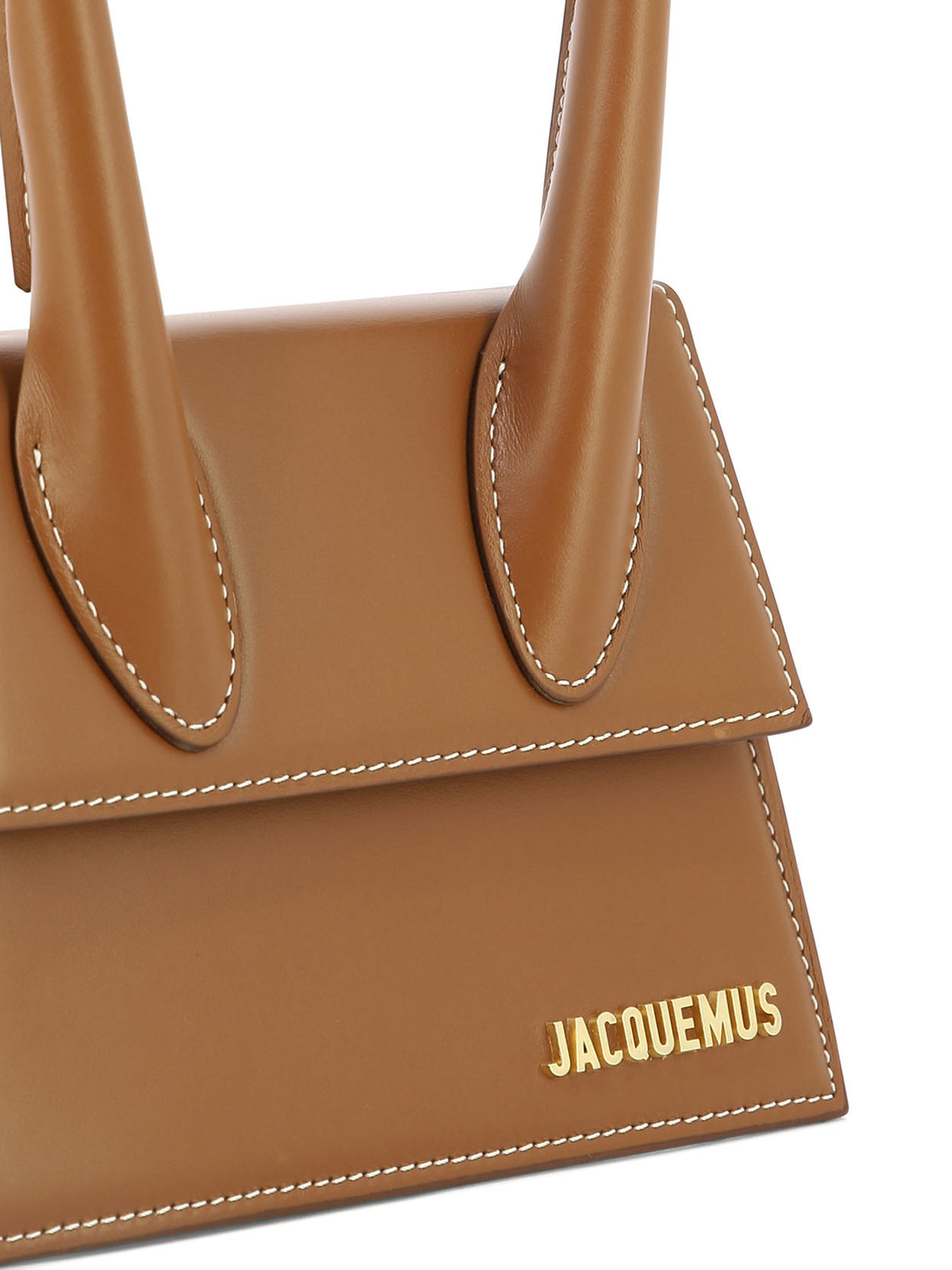 JACQUEMUS Brown Leather Carryover Handbag for Women