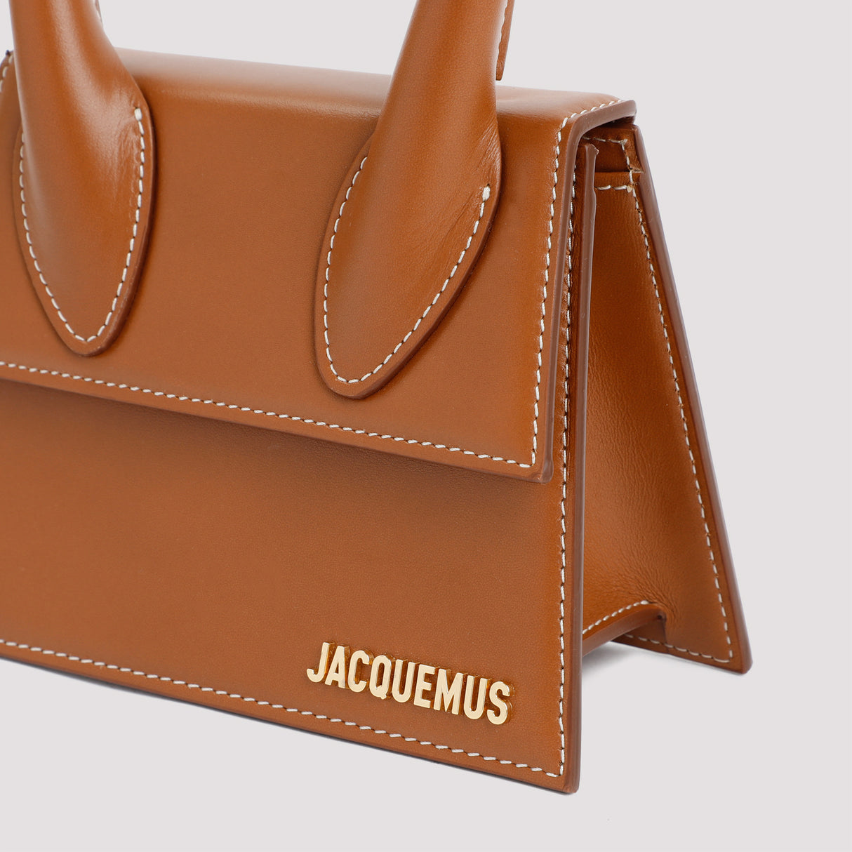 JACQUEMUS Brown Leather Carryover Handbag for Women