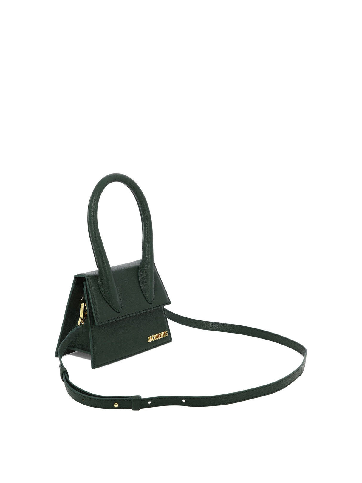 JACQUEMUS Green Leather Handbag for Women - 2024 Carryover Collection