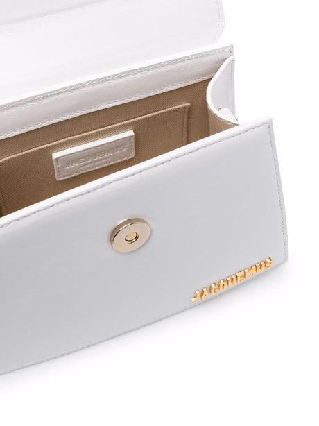 Túi xách thời trang White Leather Le Chiquito top-handle từ Jacquemus