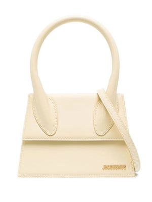 JACQUEMUS Beige Leather Tote Handbag for Women - SS24 Collection