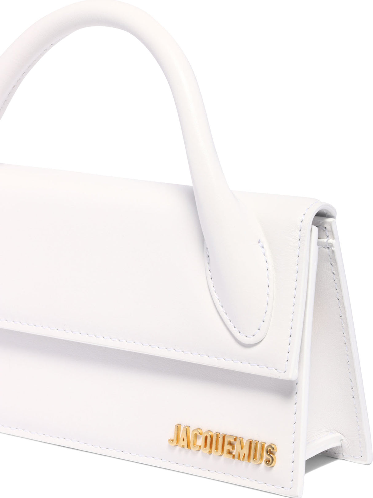 Bolsa Mini Cruzada Elegante de Piel Blanca para Mujer SS24