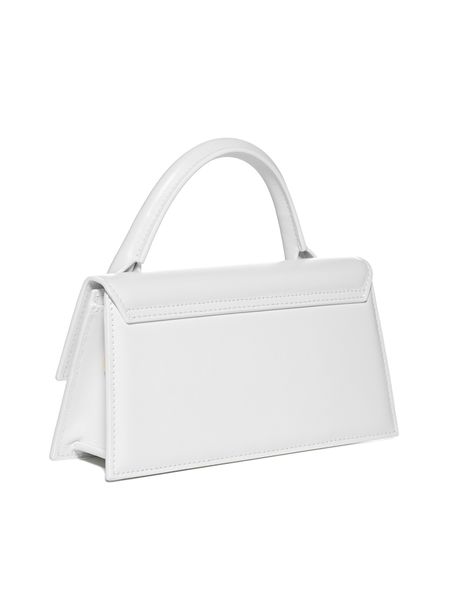 Bolsa Mini Cruzada Elegante de Piel Blanca para Mujer SS24