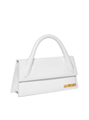 Bolsa Mini Cruzada Elegante de Piel Blanca para Mujer SS24