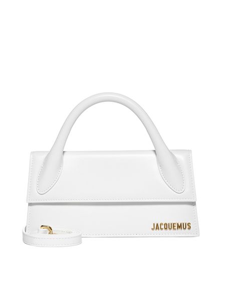 Bolsa Mini Cruzada Elegante de Piel Blanca para Mujer SS24