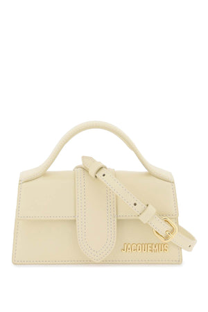 JACQUEMUS Le Bambino Leather Mini Handbag for Women - Neutral Color