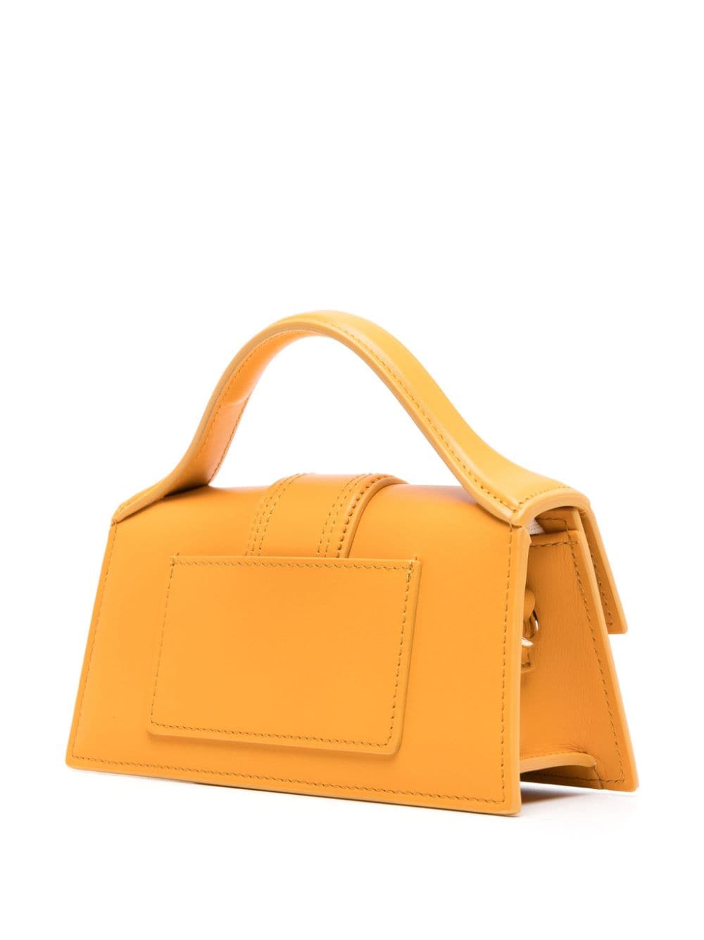 JACQUEMUS Mini Crocodile Effect Handbag with Gold Accents