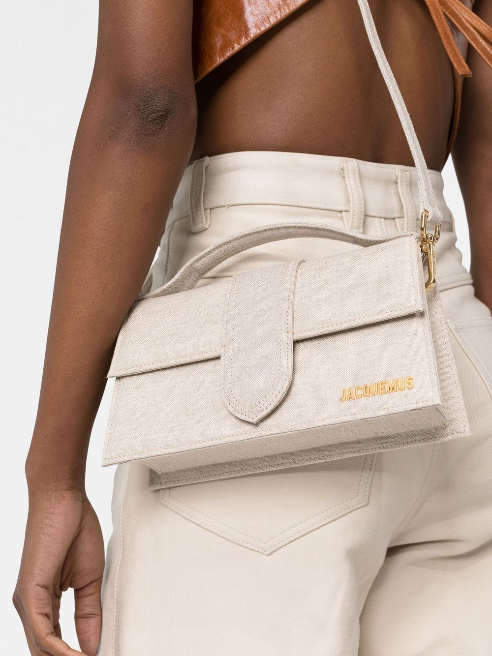 JACQUEMUS Elegant Mini Handbag with Detachable Shoulder Strap