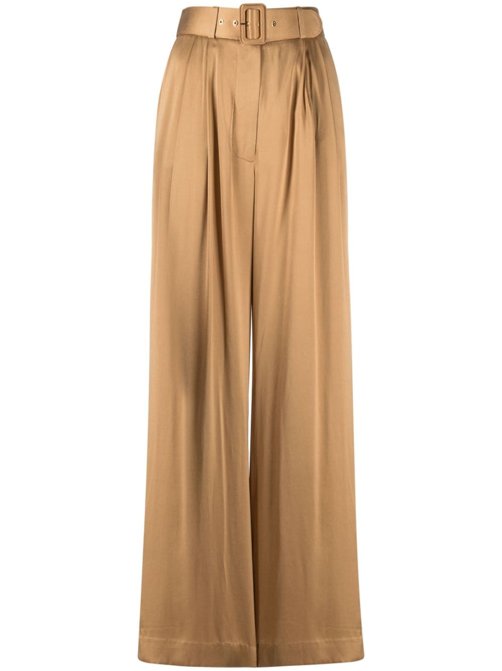 ZIMMERMANN Belted Wide Leg Trousers - SS24 Collection