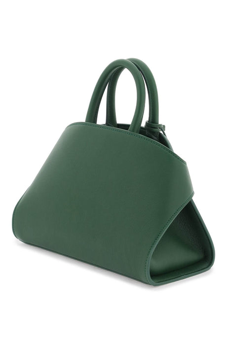 Mini Handbag with Gold Hardware - Green Leather