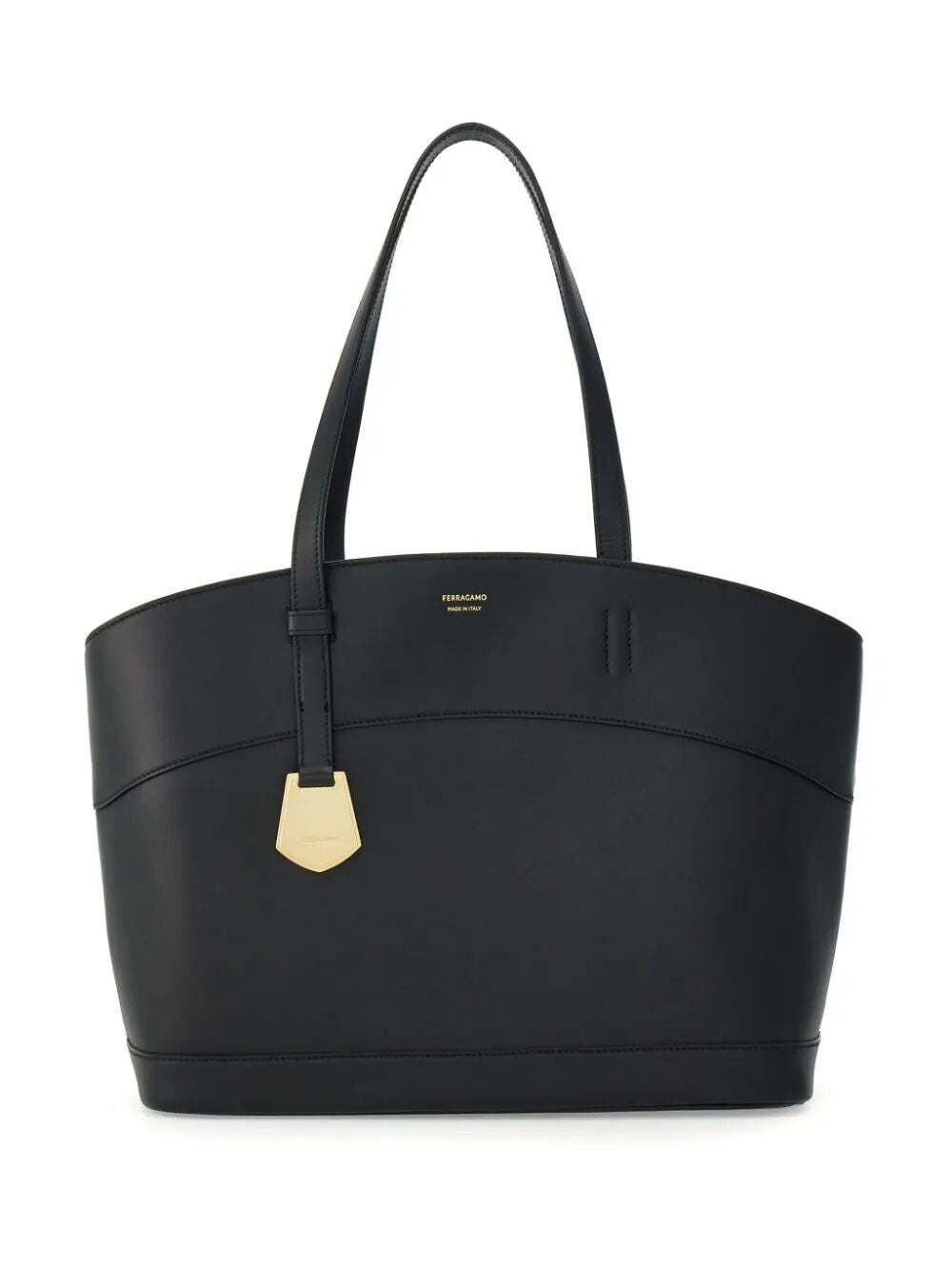 Sleek Calf Leather Tote for Fashion-Forward Women - SS24 Collection