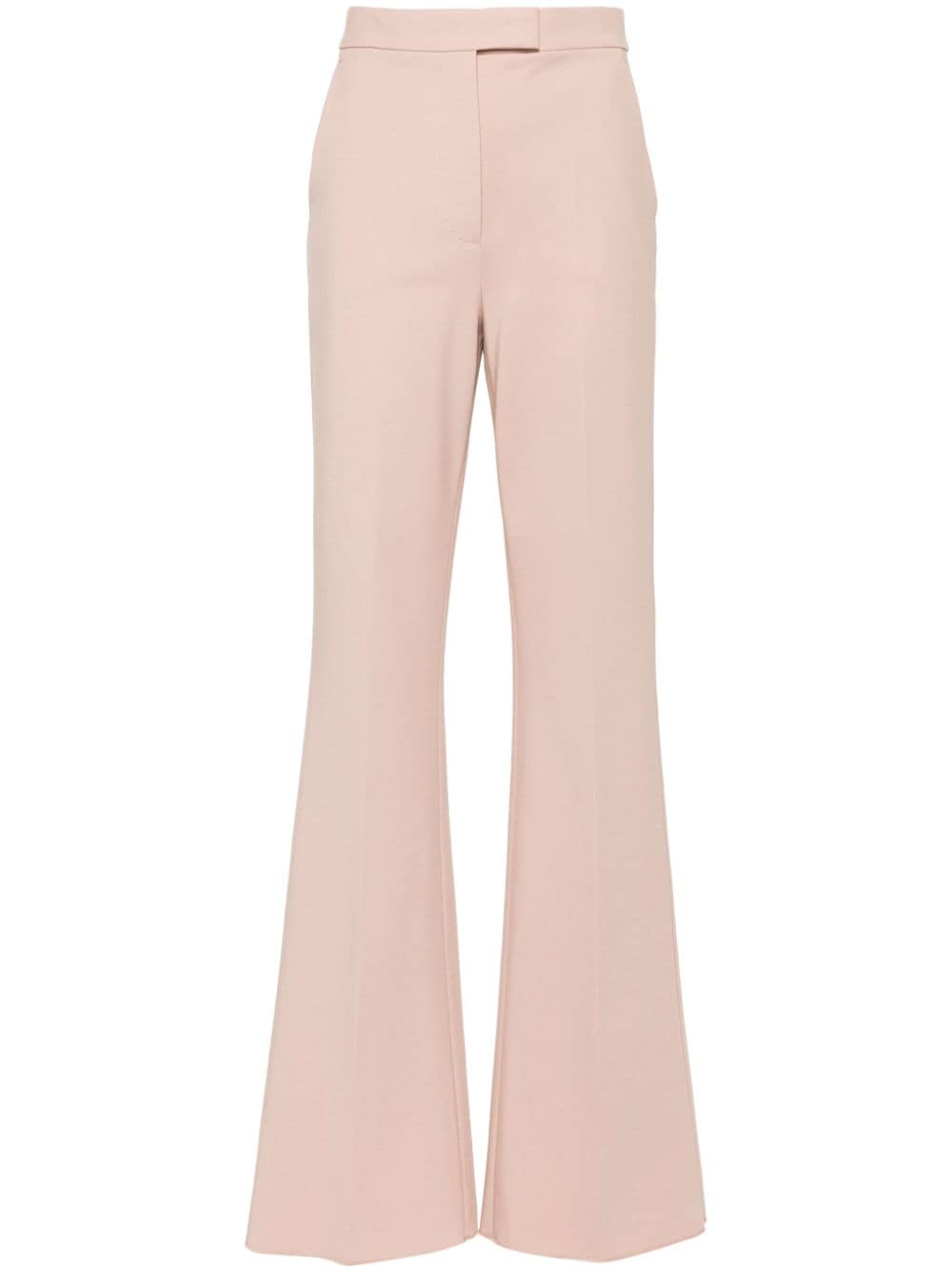 MAX MARA Elegant Powder Pink Knit Trousers