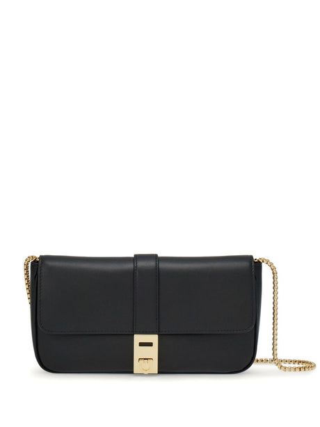 Ferragamo Mini Leather Handbag with Gold-Tone Hardware