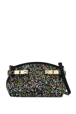 FERRAGAMO Crystal Sparkle Mini Clutch