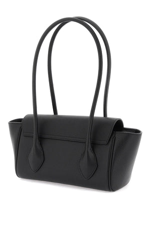 FERRAGAMO Vintage-Inspired Hammered Leather Tote Handbag for Women