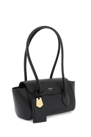 FERRAGAMO Vintage-Inspired Hammered Leather Tote Handbag for Women