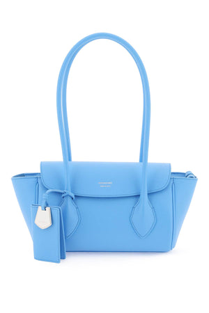 Light Blue Vintage-Style Tote Bag for Women