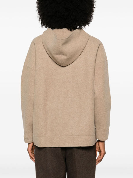 MAX MARA Women's Luxe Wool and Cashmere Hoodie - Fall/Winter 2024