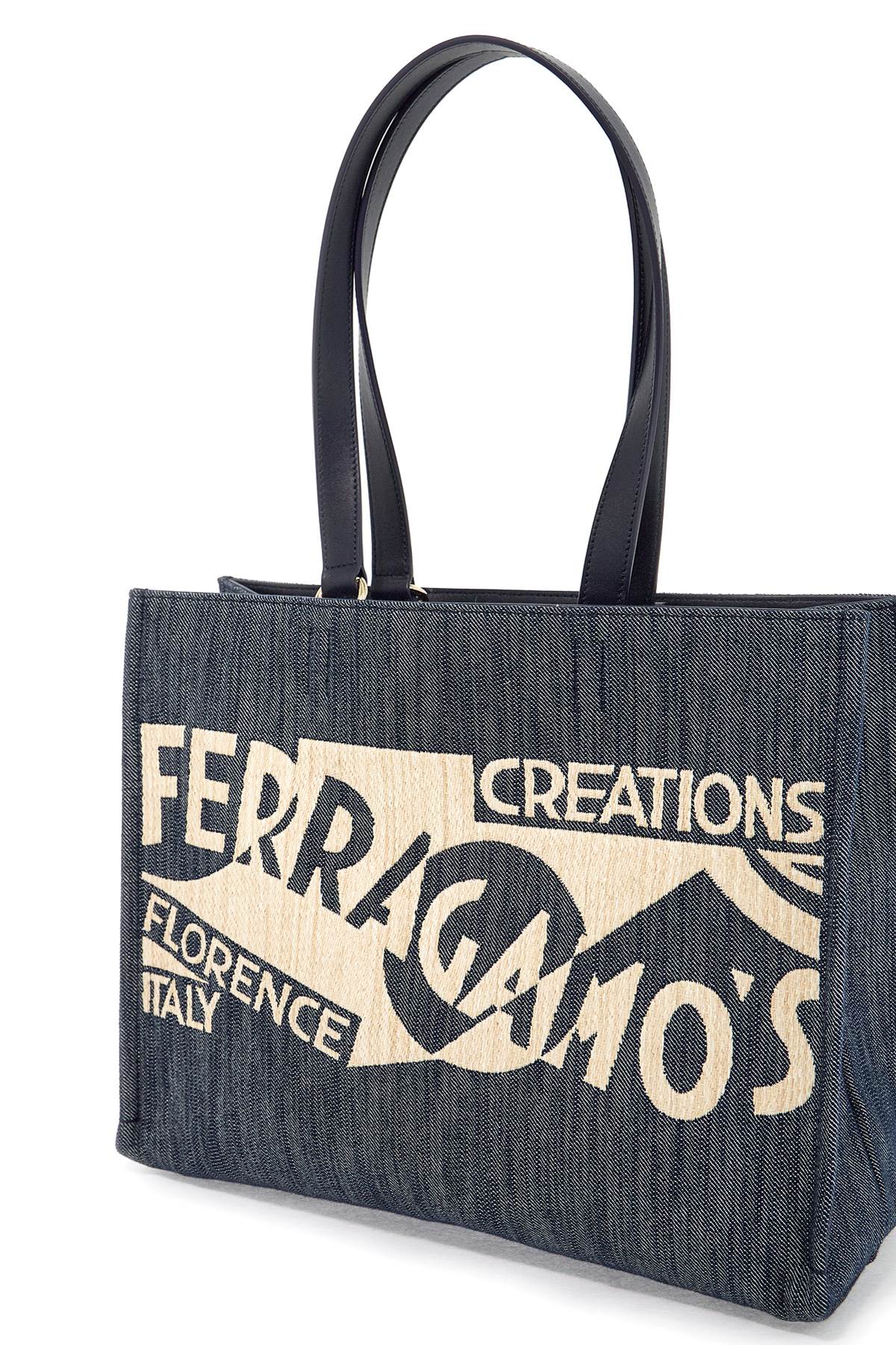 FERRAGAMO LOGO PRINTED Tote Handbag Handbag (M)