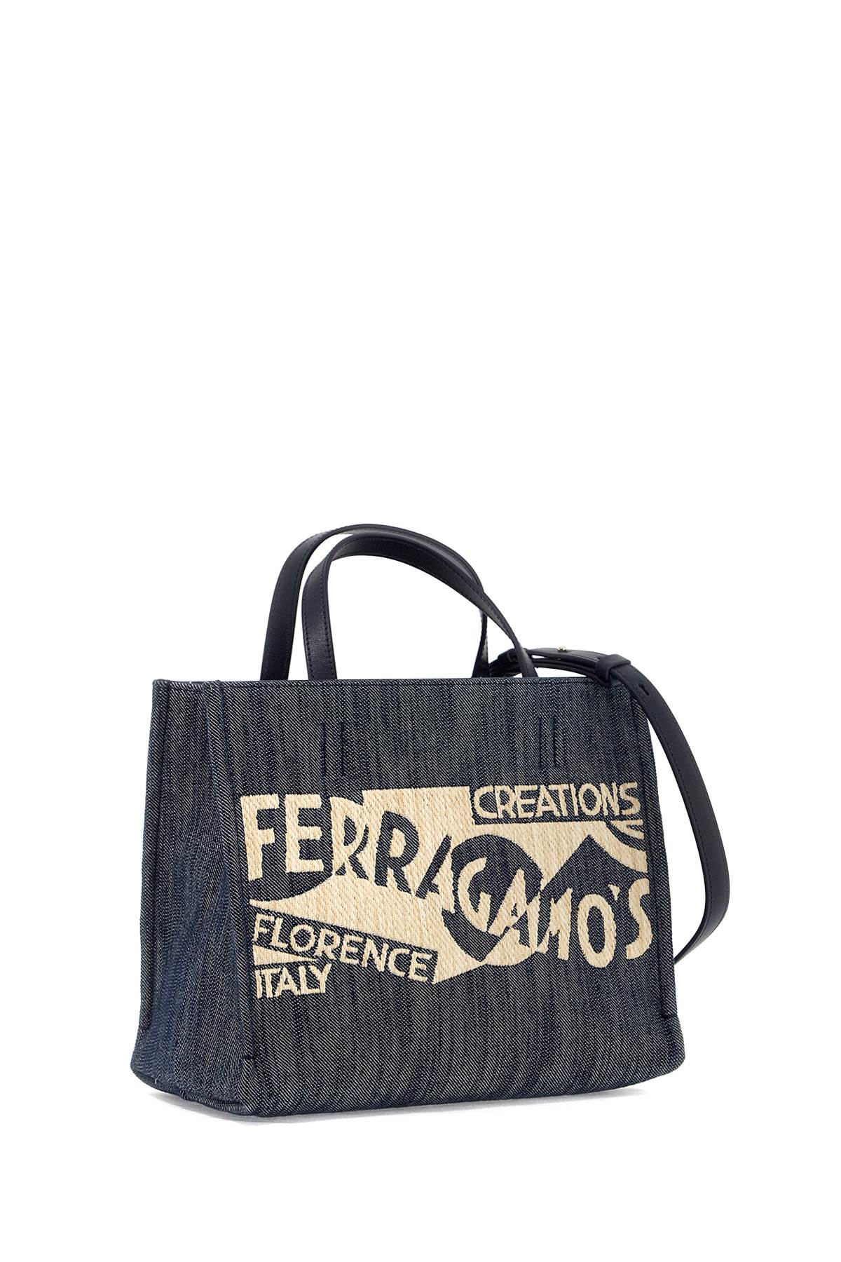 FERRAGAMO Mini Logo-Printed Tote Handbag