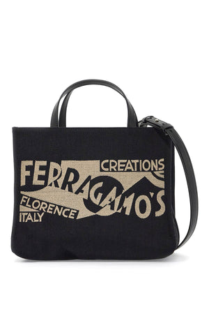 FERRAGAMO Mini Logo-Printed Tote Handbag