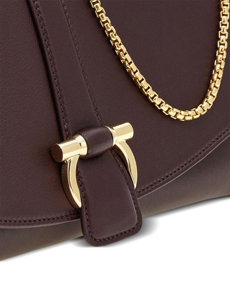 FERRAGAMO Medium Front Flap Shoulder Bag