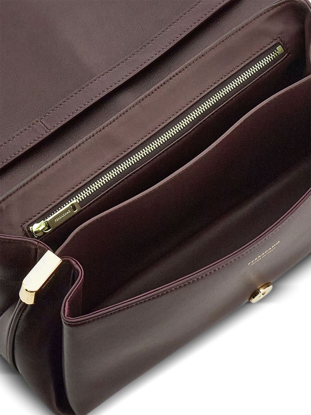 FERRAGAMO Medium Front Flap Shoulder Bag