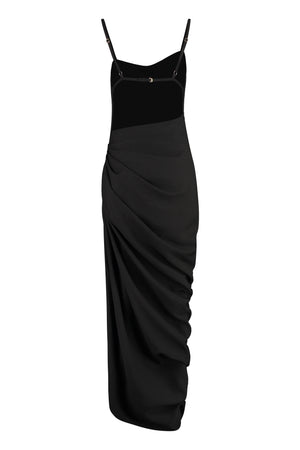 فستان أسود ملوك للنساء من تشكيلة SS24 الأصلي