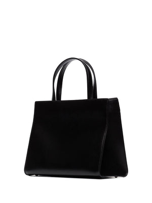 FERRAGAMO Black Leather Vara Shoulder Handbag for Women - SS24 Collection