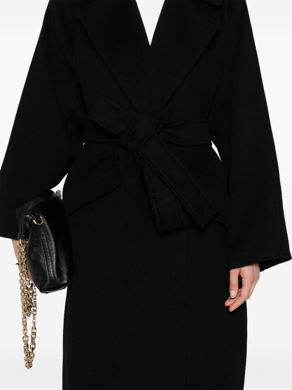 MAX MARA SPORTMAX Wool-Cashmere Blend Long Jacket