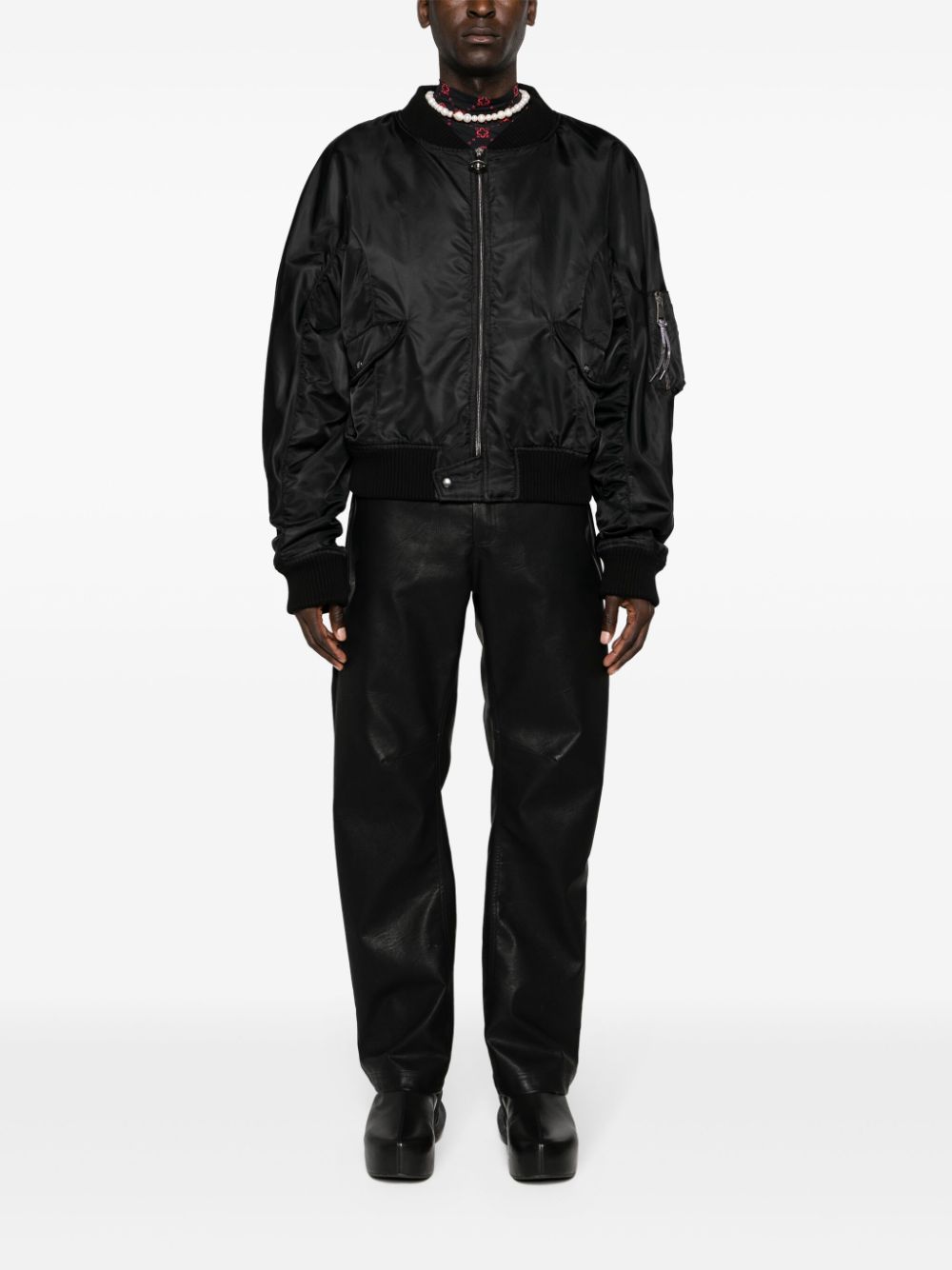 VIVIENNE WESTWOOD Eco-Conscious Nylon Bomber Jacket