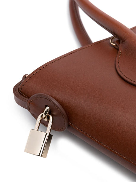 A.P.C. Small Leather Tote Handbag