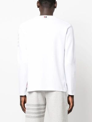 THOM BROWNE 4 Bar Cotton T-Shirt for Men - SS24 Collection