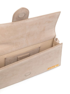 Grey Linen Shoulder Handbag - SS24 Collection