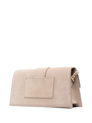 Grey Linen Shoulder Handbag - SS24 Collection