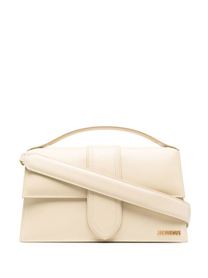 JACQUEMUS Black Leather Shoulder Handbag for Women from SS24 Collection