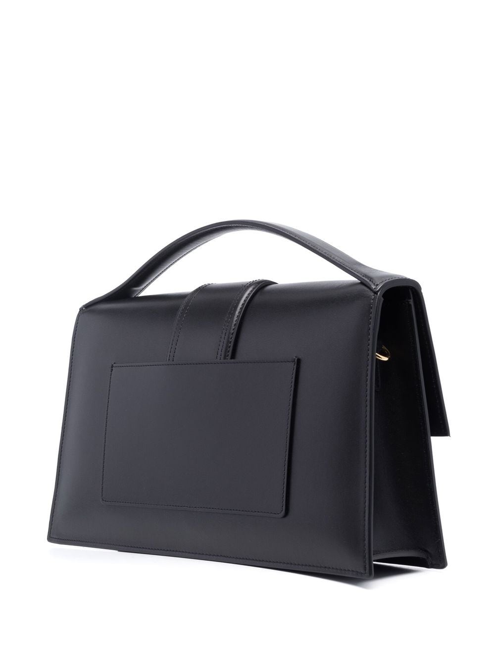 JACQUEMUS Black Leather Shoulder Handbag for Women from SS24 Collection