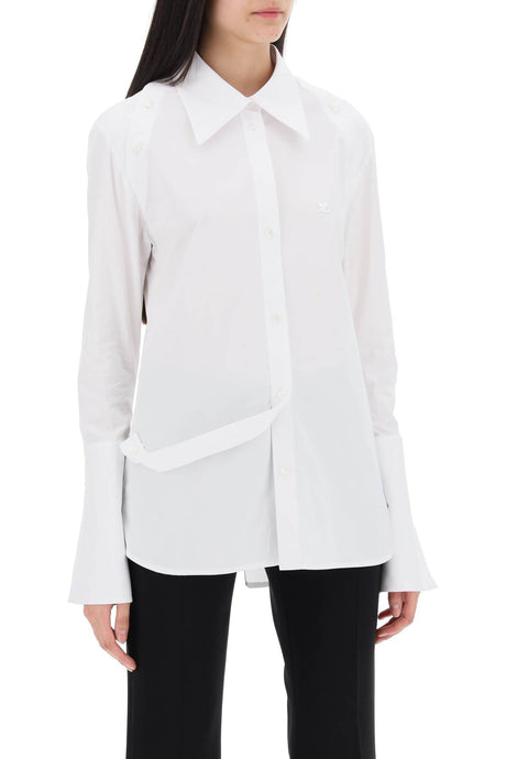 COURREGÈS Stylish 24SS White Shirts for Women