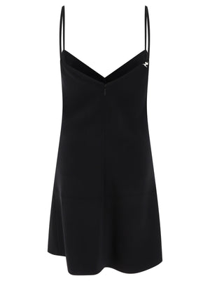 女性用ブラックエリプスドレス - SS24コレクション