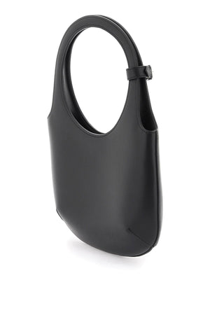 COURREGÈS Sleek Black Leather Handbag for Fashionable Women - SS24 Collection