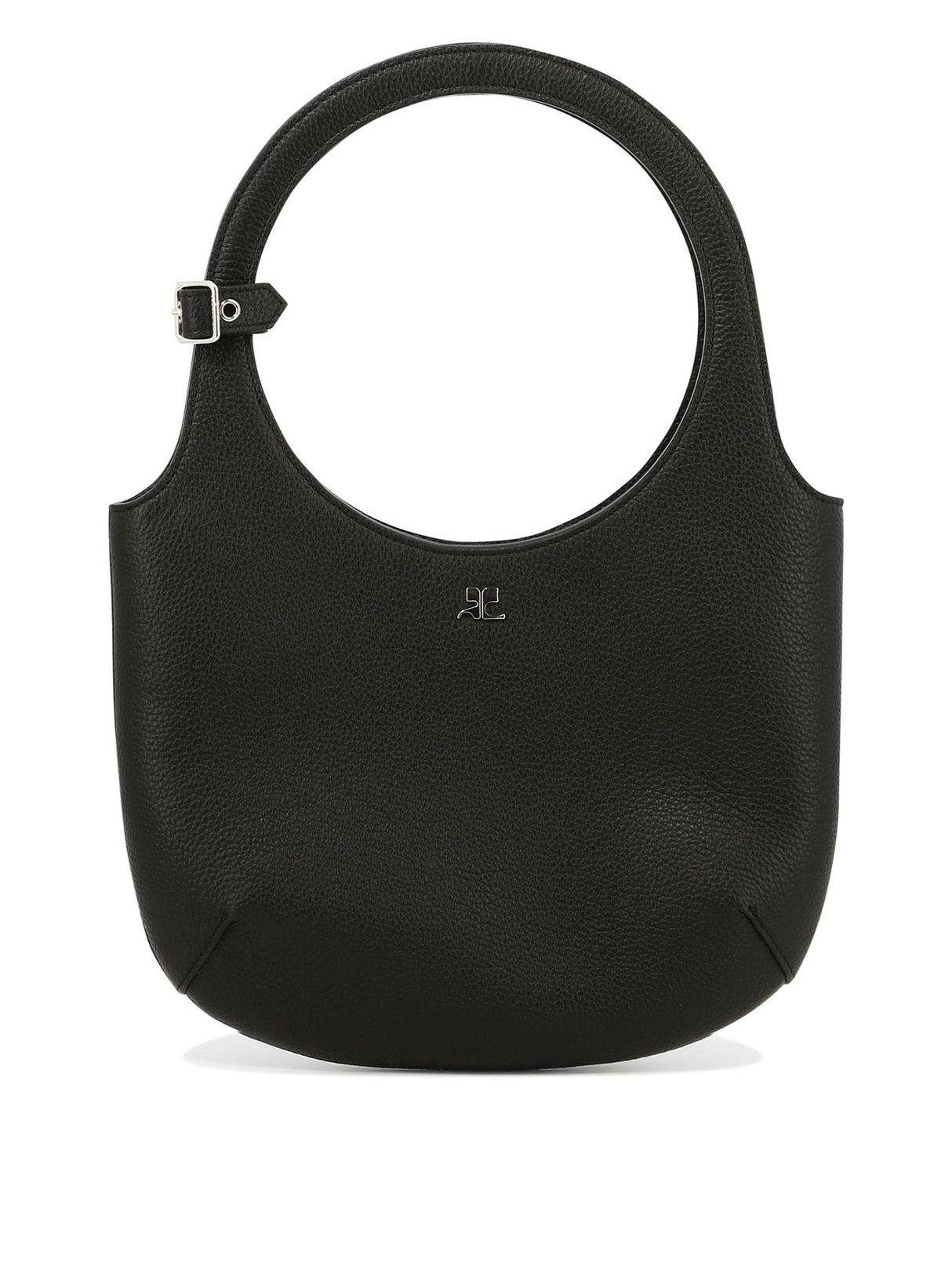 COURREGÈS Black Calfskin Women's Handbag for SS24