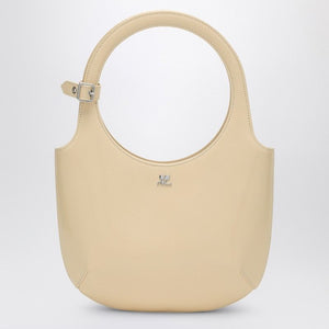 COURREGÈS  HOLY ICED LEATHER Handbag SOFT BUTTER