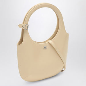 COURREGÈS  HOLY ICED LEATHER Handbag SOFT BUTTER