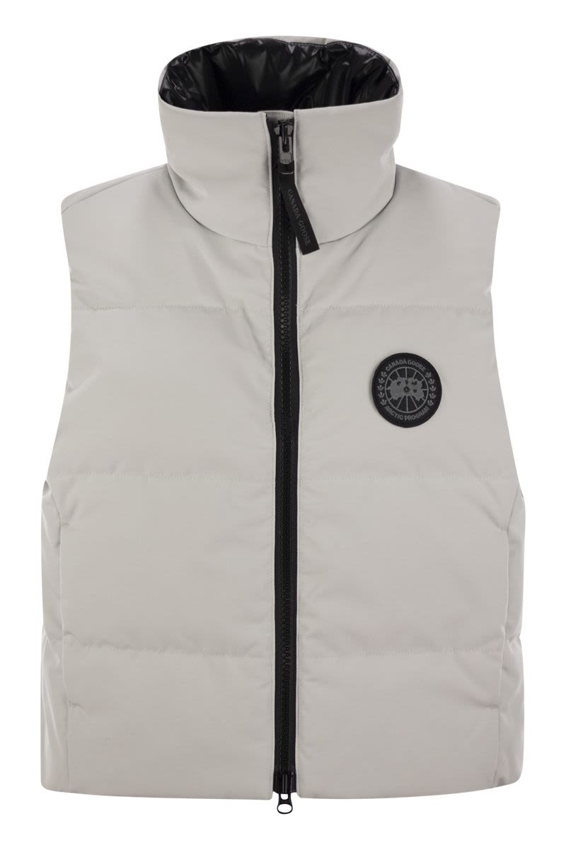 CANADA GOOSE Modern Cropped Vest for Women - High Hip Length