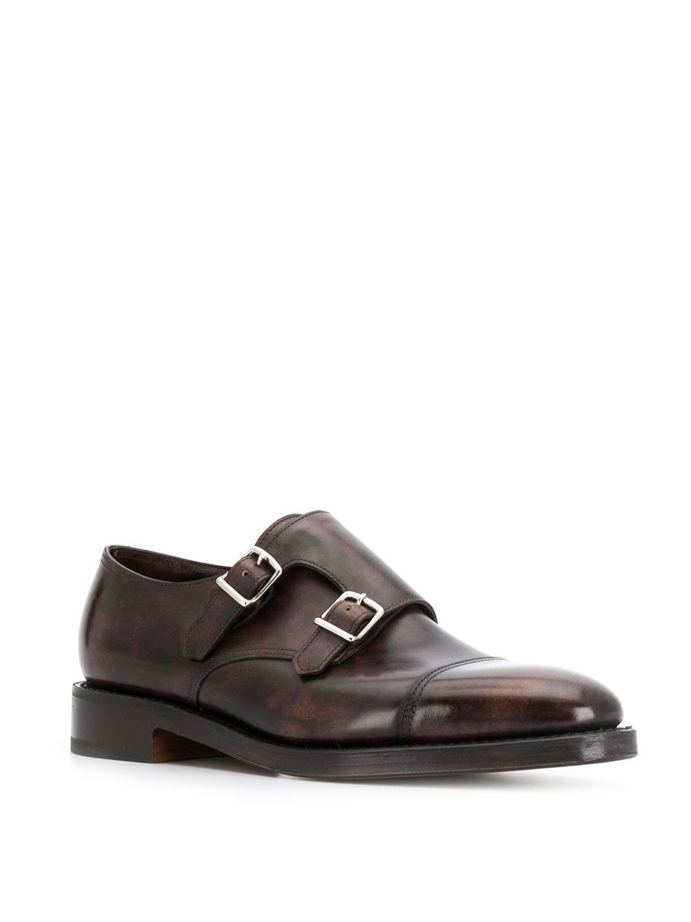 Sophisticated Leather Monk Shoes for Men