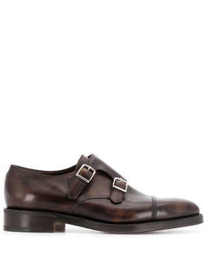 Sophisticated Leather Monk Shoes for Men