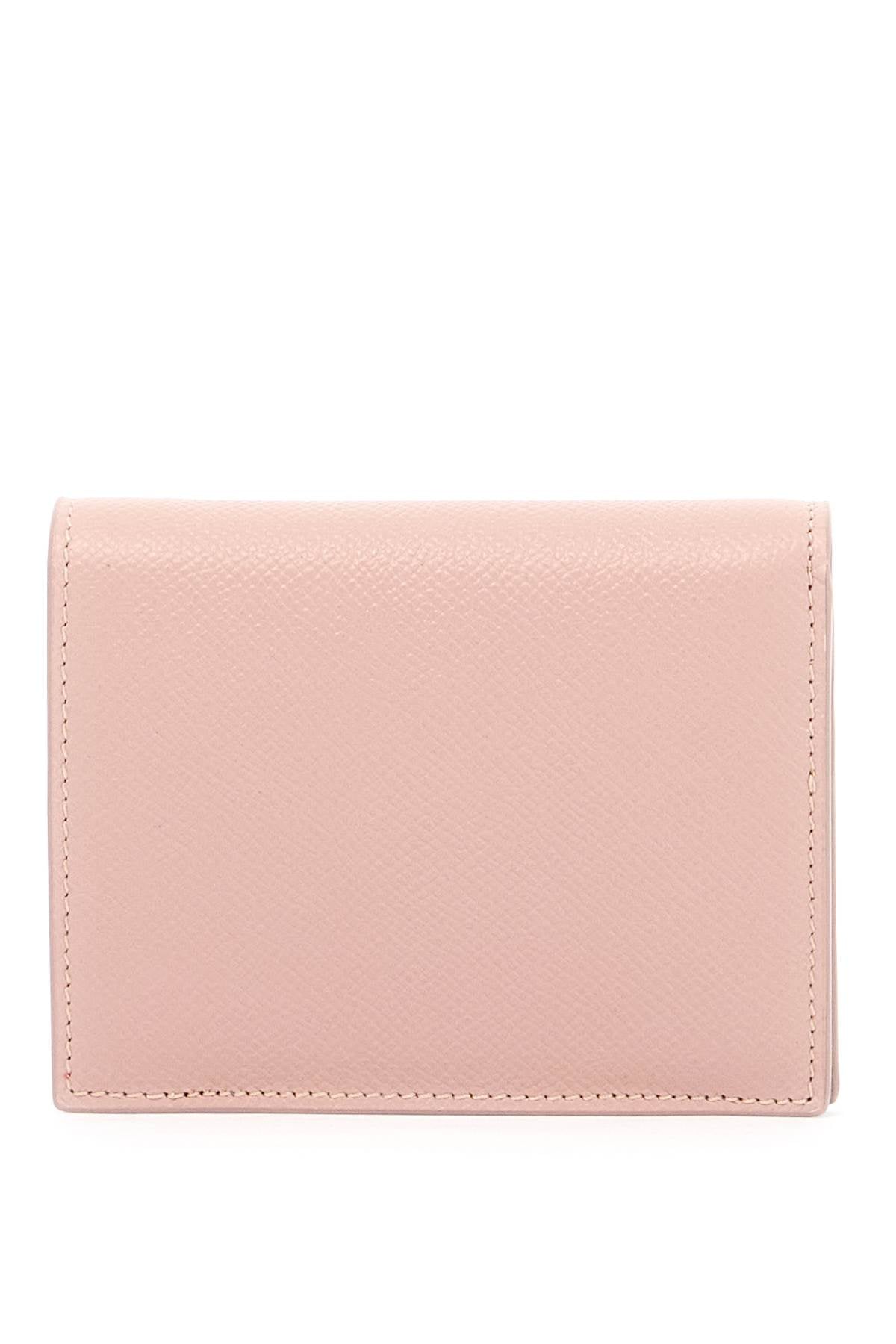 FERRAGAMO Luxury Mini Leather Wallet with Iconic Snap Closure