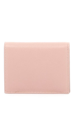 FERRAGAMO Luxury Mini Leather Wallet with Iconic Snap Closure