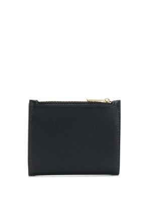 Ferragamo Vara Bow Compact Wallet - Black